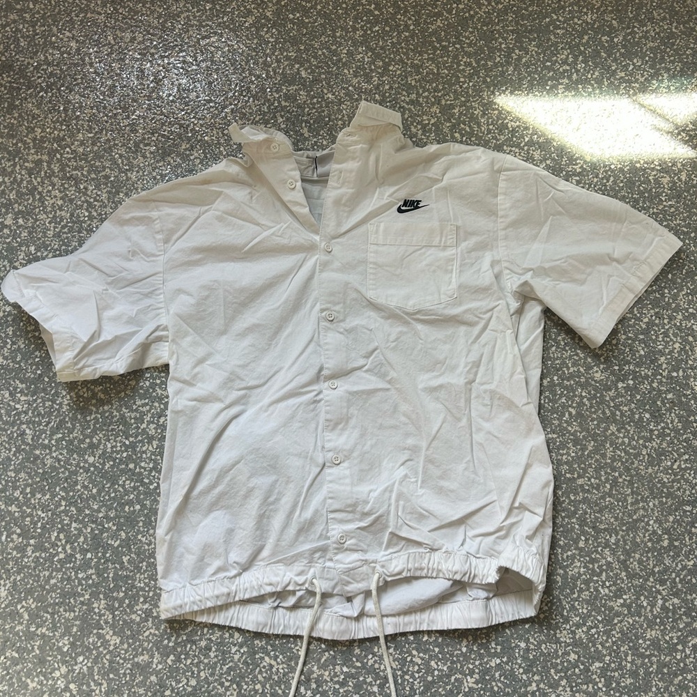 Nike Classic White Button-Down Shirt